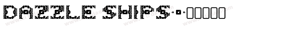 Dazzle Ships字体转换